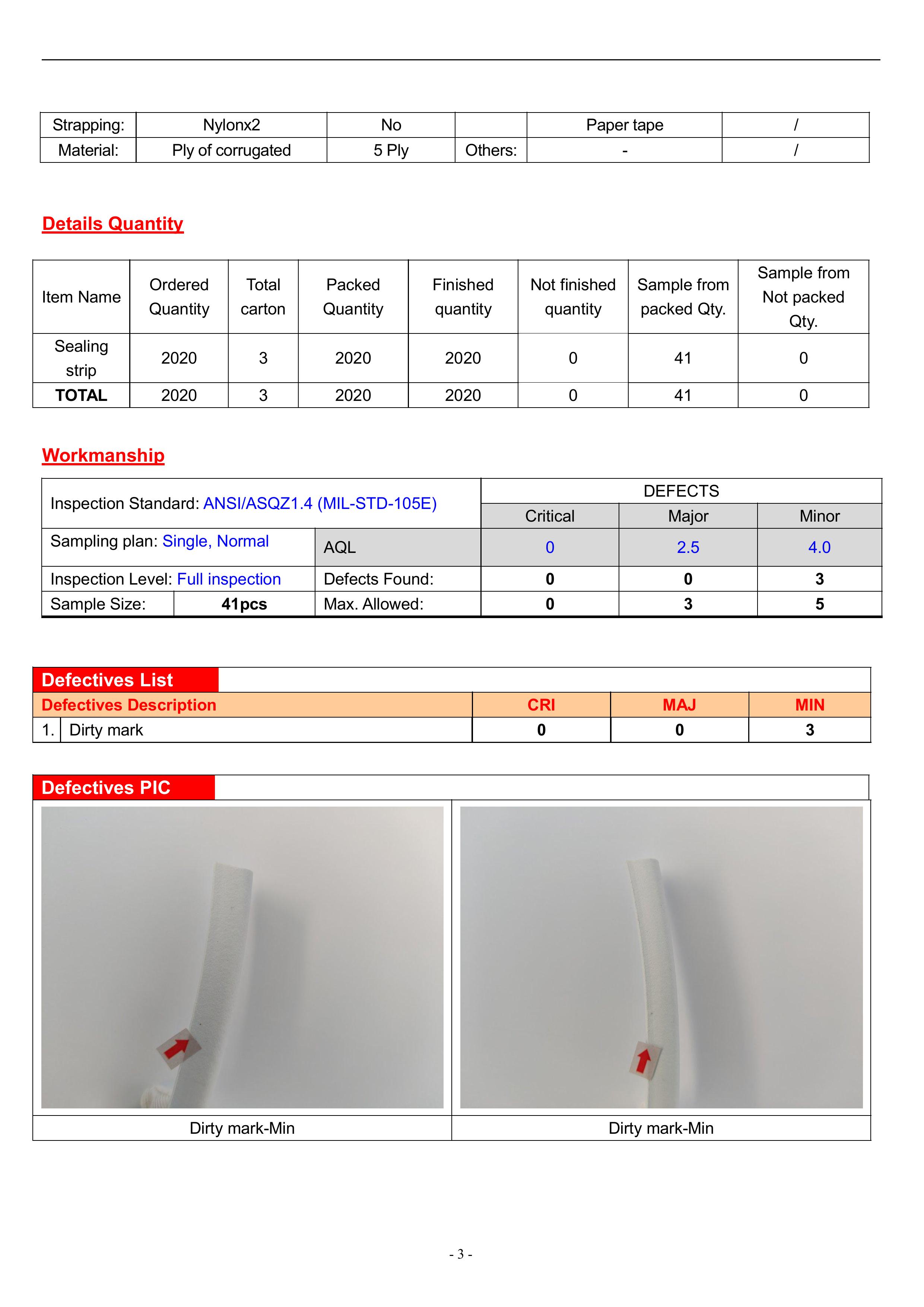 Sealing strip-Hengshui