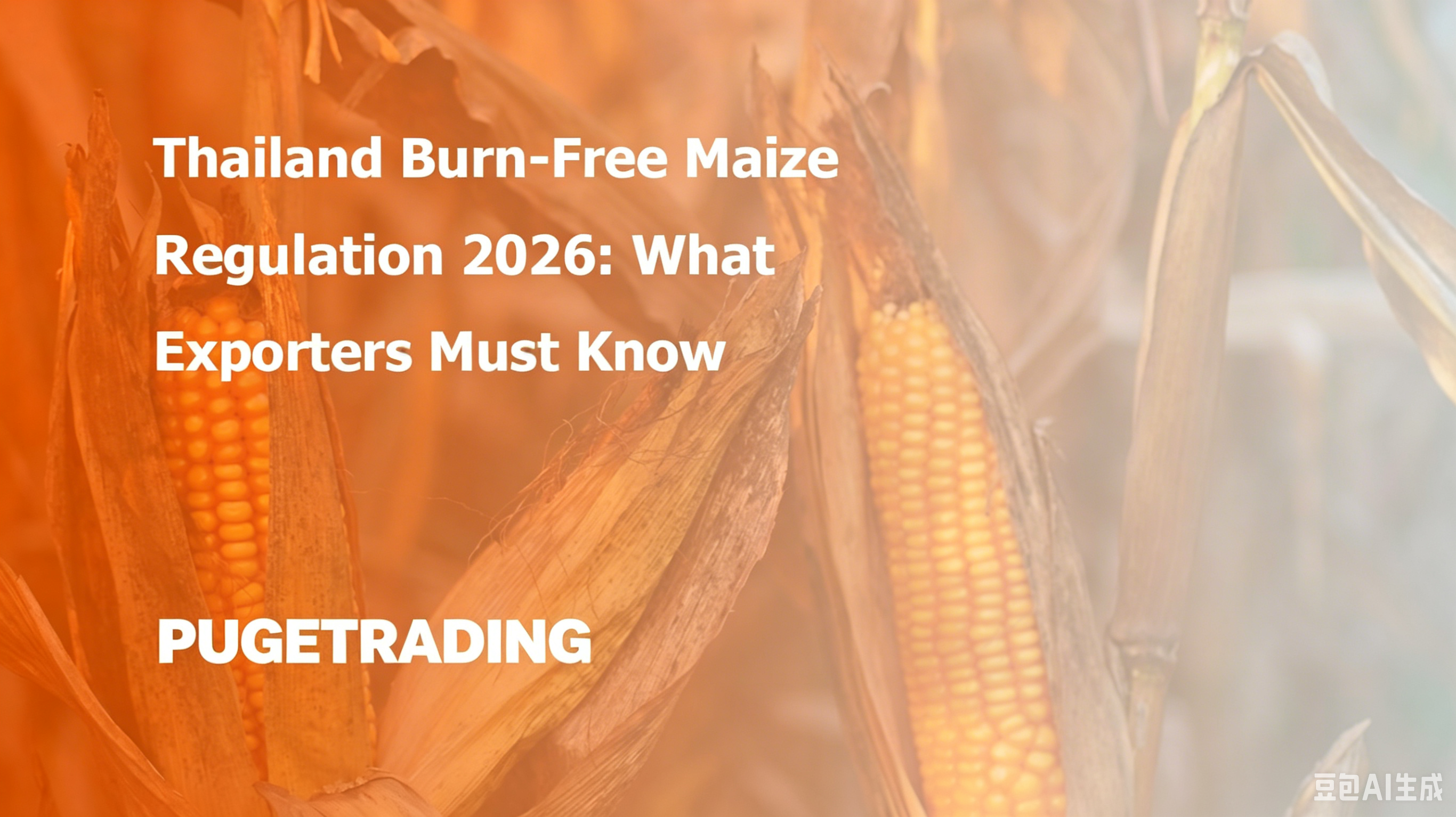 Thailand Burn-Free Maize Regulation 2026: What Exporters Must Know